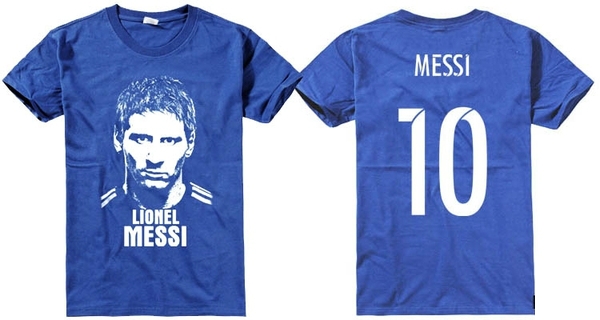 Специални фен футболни тениски за феновете на Барселона и звездите на Каталунците с номер и изображения на Суарес, Меси, Неймар