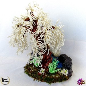 Сувенир - Декоративно дърво Китайска Глициния с водопад - 30 см