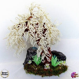 Сувенир - Декоративно дърво Китайска Глициния с водопад - 30 см