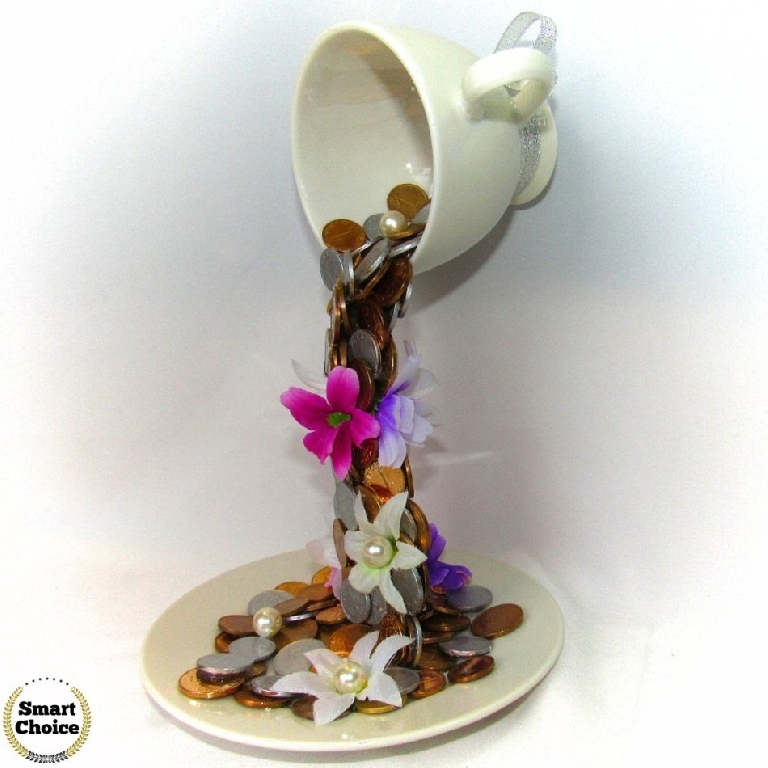 Сувенир - Летяща чаша на парите и богатството - 24 см. Модел DM-9011