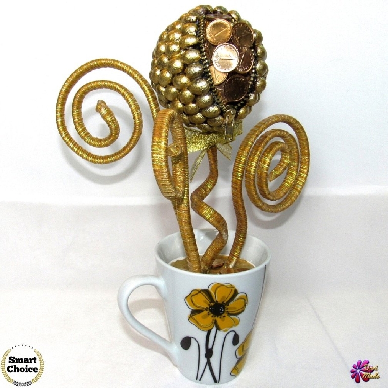 Сувенир - Декоративно цвете на парите и изобилието - 28 см