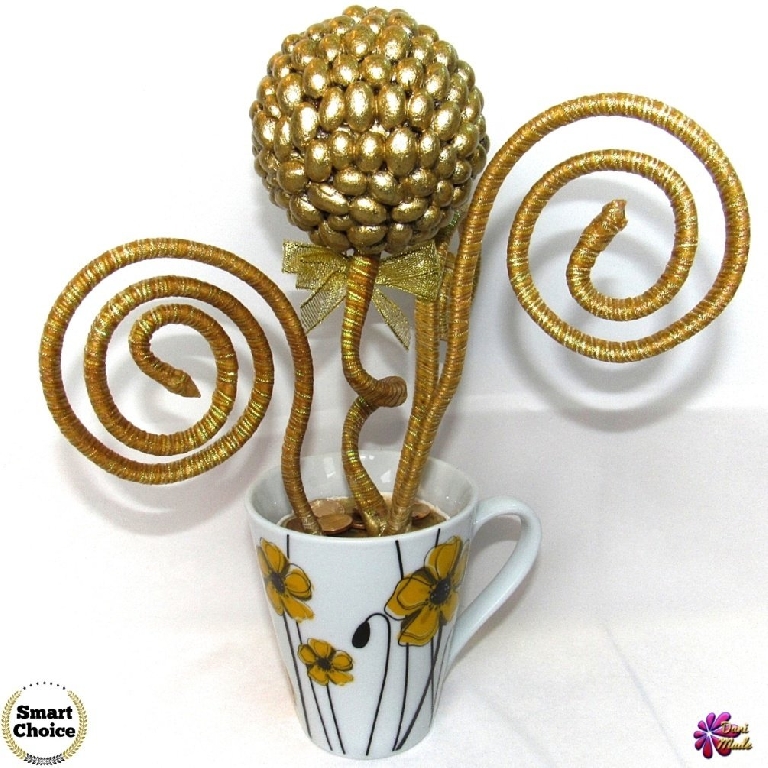 Сувенир - Декоративно цвете на парите и изобилието - 28 см