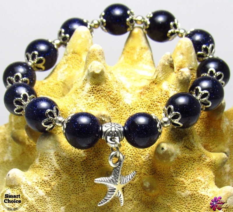 Дамска гривна от естествени камъни Авантюрин - DM-2239