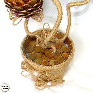 Сувенир - Декоративно цвете на парите и изобилието - 37 см.