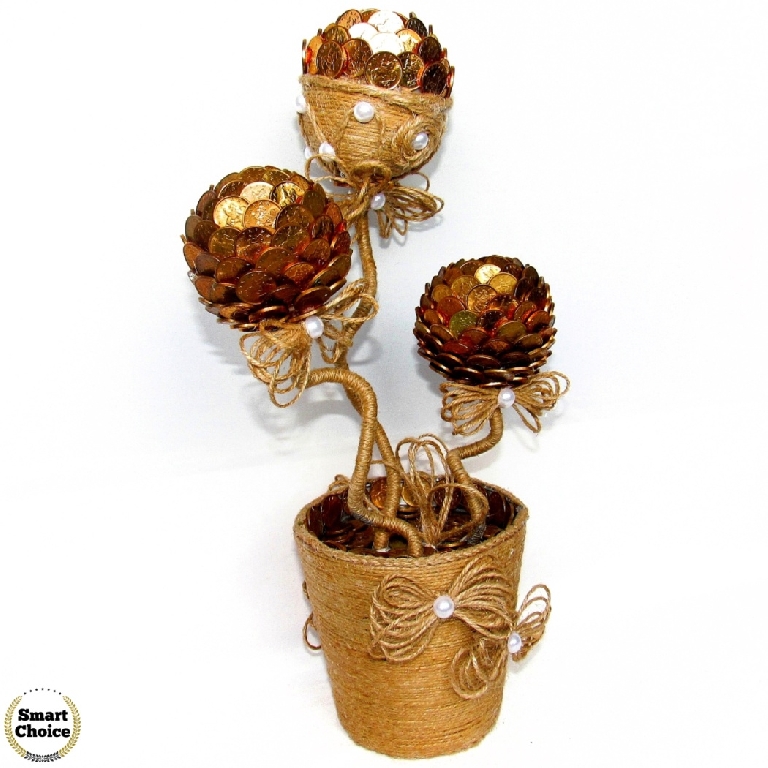 Сувенир - Декоративно цвете на парите и изобилието - 37 см.