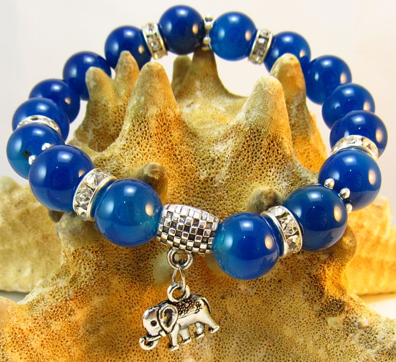 Дамска гривна от естествени камъни Ахат - DM-2251