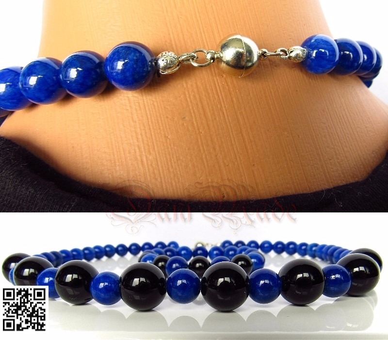 Дамски комплект Вивиан от Жадеит и Оникс - DM-1016