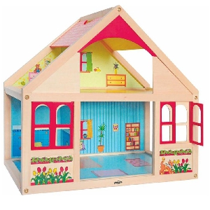 Дървена къща за кукли \