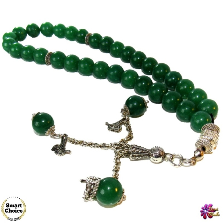 Броеница от естествени камъни зелен Авантюрин - DM-1049