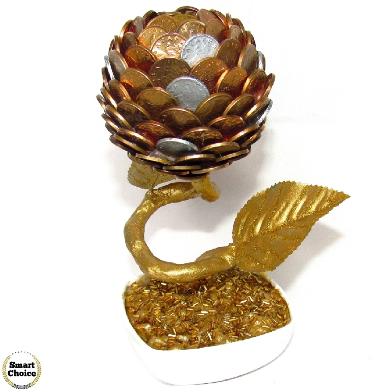 Сувенир - Декоративно цвете на парите и изобилието - 21 см. Модел DM-9015