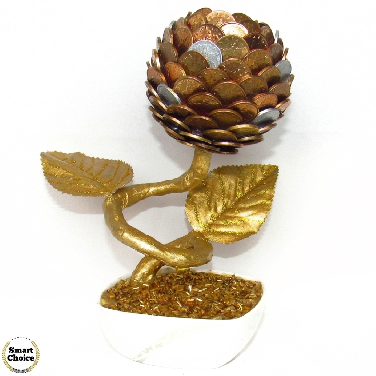 Сувенир - Декоративно цвете на парите и изобилието - 21 см. Модел DM-9015