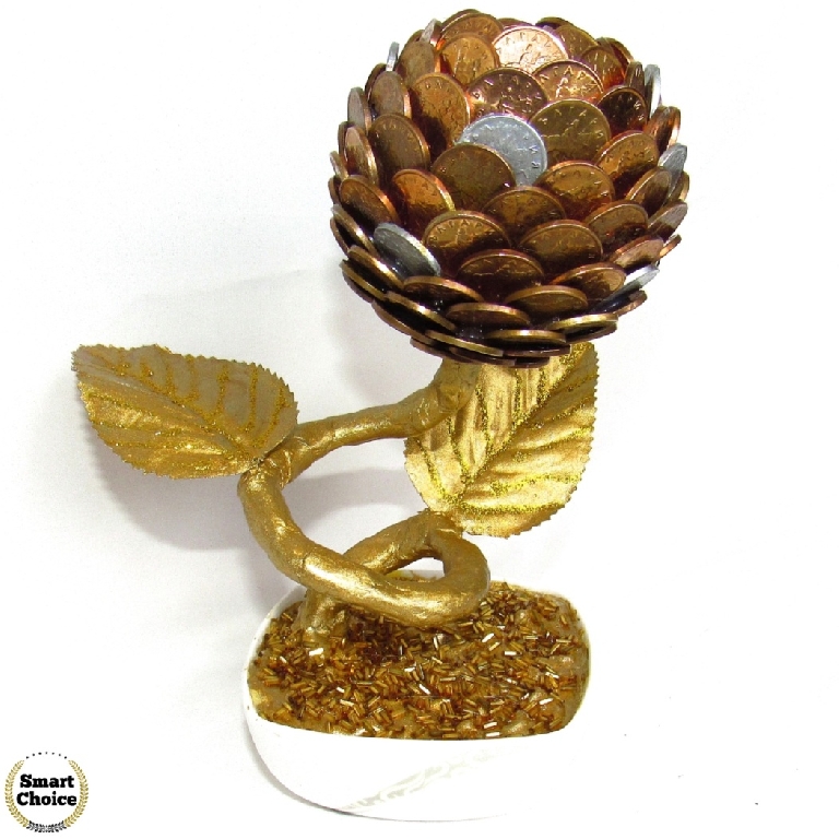 Сувенир - Декоративно цвете на парите и изобилието - 21 см. Модел DM-9015