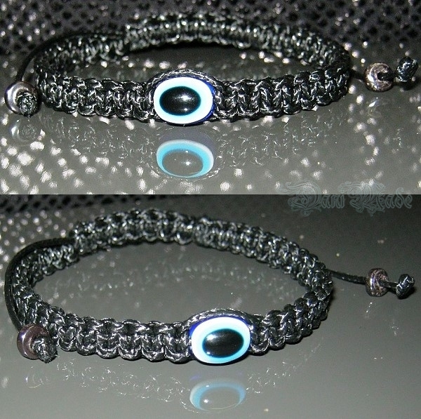 Дамска плетена гривна против зли очи и уроки - DM-2200