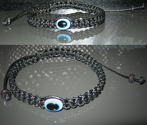 Дамска плетена гривна против зли очи и уроки - DM-2200