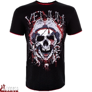 ТЕНИСКА - VENUM PIRATE 3.0 T-SHIRT - BLACK/RED