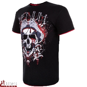 ТЕНИСКА - VENUM PIRATE 3.0 T-SHIRT - BLACK/RED