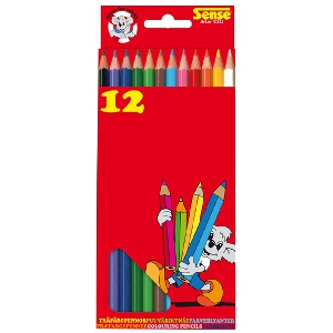 Цветни моливи - 12 броя // Sense