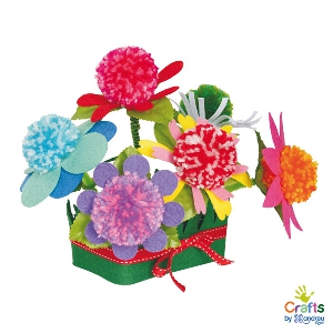 Направи си цветна градина от помпони // Andreu toys