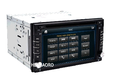 Touch Screen dvd player gps navigation USB SD Bluetooth FM AM 6.2\' 2din in dash TFT  за Автомобила