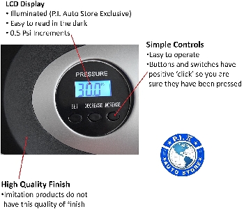 Auto Store - Premium 12V дигитален въздушен компресор + калъф за носене