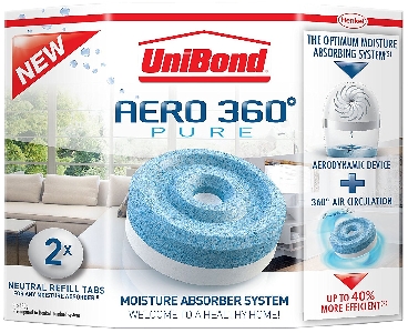 Капсули за Влагоабсорбатор UniBond Aero 360° - Пакет от 2 бр.
