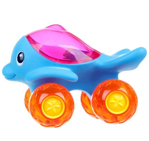 Детска играчка за баня и за земя - костенурка и делфин //  Munchkin