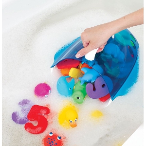 Купичка за съхранение на детски играчки в банята  // Munchkin