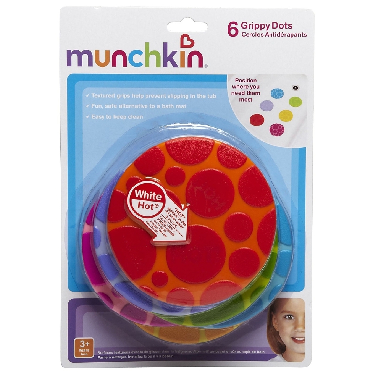 Стъпки против хлъзгане в банята за деца // Munchkin