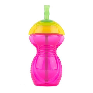 Детска чаша Straw cup със сламка 296мл 3 модела  CLICK LOCK
