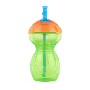 Детска чаша Straw cup със сламка 296мл 3 модела  CLICK LOCK