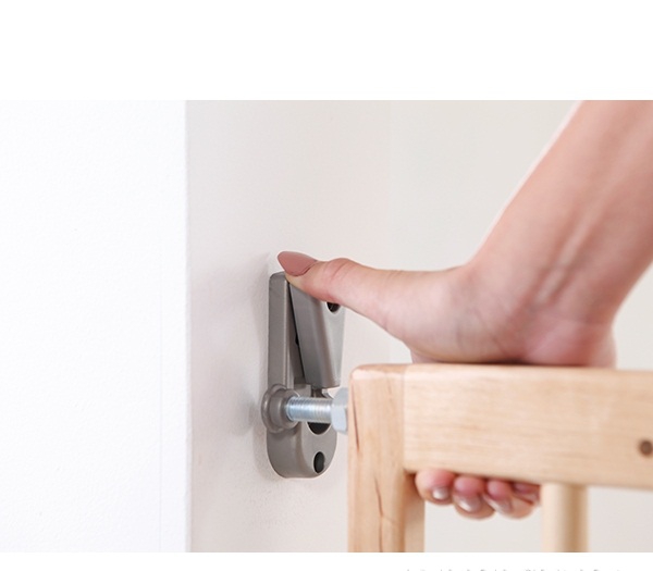 Удължена дървена преграда за деца и бебета // Lindam