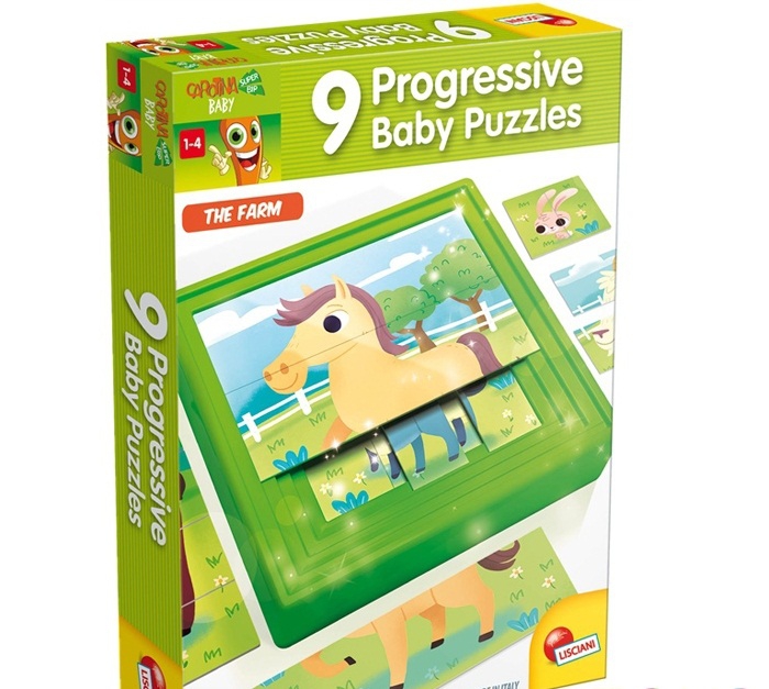 9 Обучителни пъзела за деца - Фермата // Lisciani