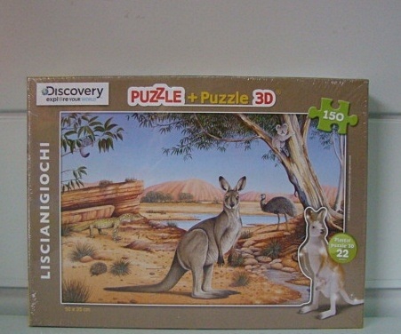 Пъзел + Пъзел 3Д  за деца 3 модела  // LISCIANI GIOCHI