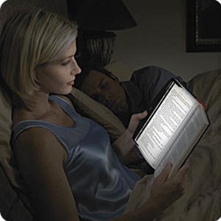 Светещ LED разделител за страници подходящ за четене на тъмно