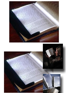 Светещ LED разделител за страници подходящ за четене на тъмно
