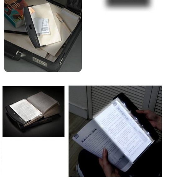 Светещ LED разделител за страници подходящ за четене на тъмно