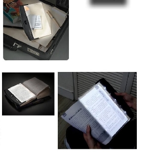 Светещ LED разделител за страници подходящ за четене на тъмно