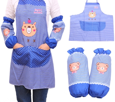 Főzőkötény praktikus mandzsettával