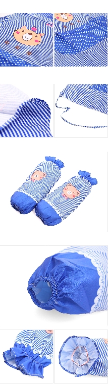 Főzőkötény praktikus mandzsettával