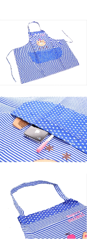 Főzőkötény praktikus mandzsettával