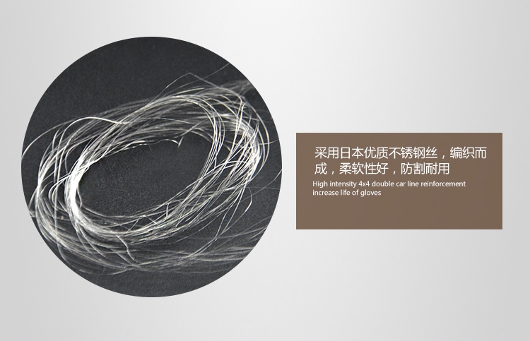 Professzionális és többfunkciós, nem vágó kesztyű