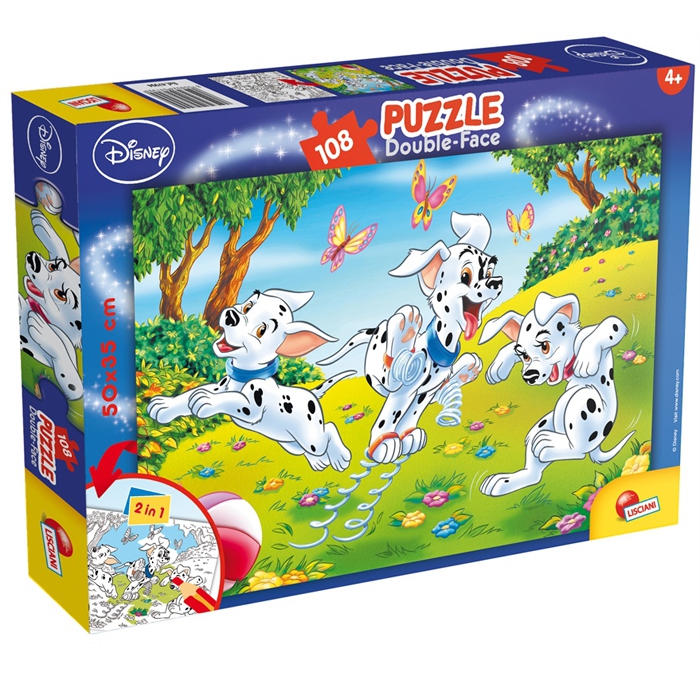 101 Далматинци пъзел за деца 108 части  //  Lisciani 47994