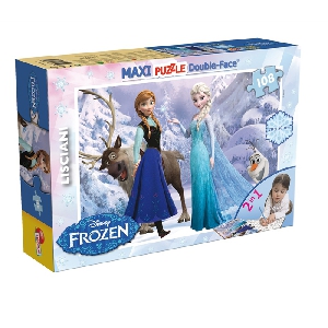 Maxi пъзел за деца  Елза и Ана, Замръзналото Кралство / Frozen //  Lisciani 