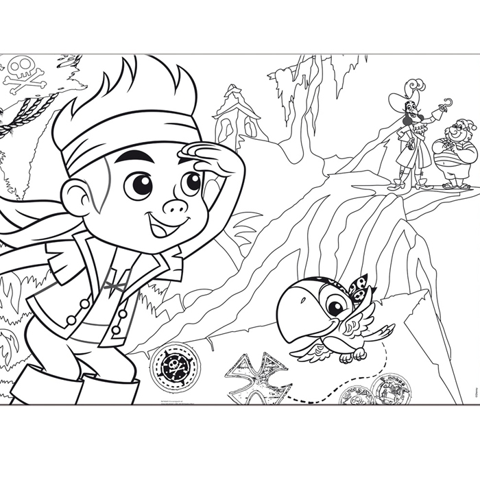 Пъзел детски Maxi  Джейк и Пиратите от Невърленд  108 части //  Lisciani 