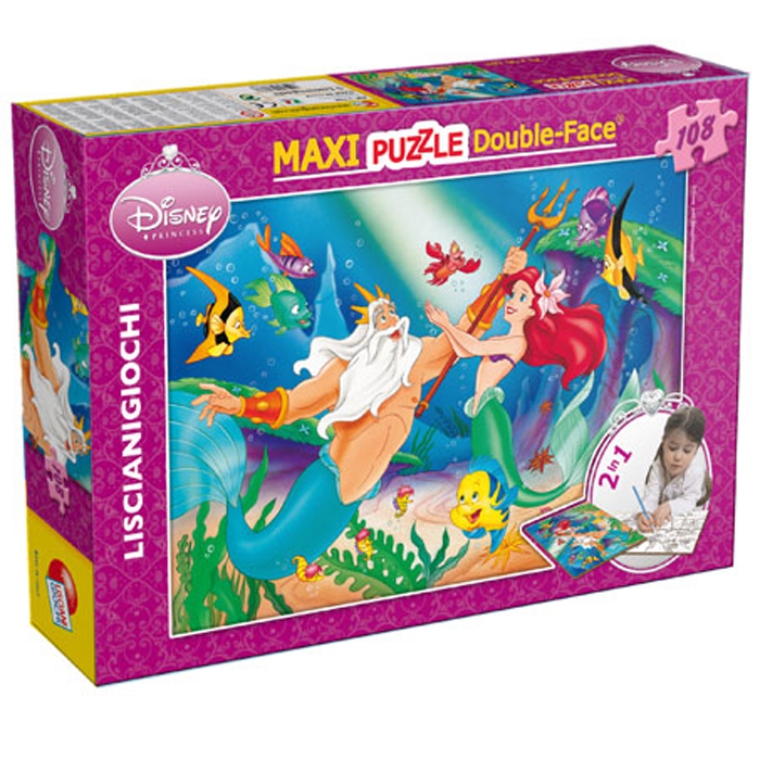 Детски Maxi Пъзел 108 елемента  Малката Русалка  // Lisciani 31788