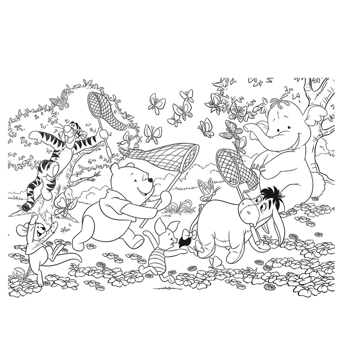 Пъзел за деца  Мечо Пух 108 части  // Lisciani 48007