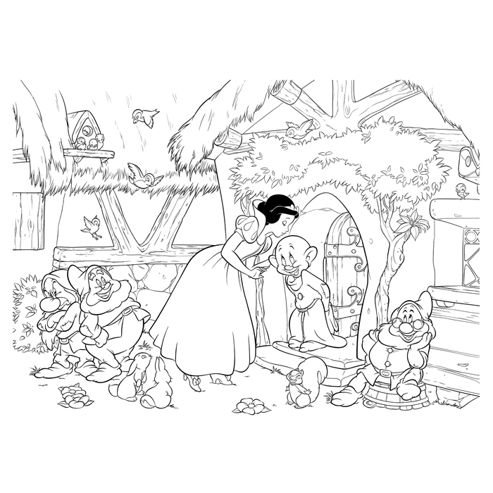 Пъзел за деца Снежанка 108 елемента // Lisciani 48038