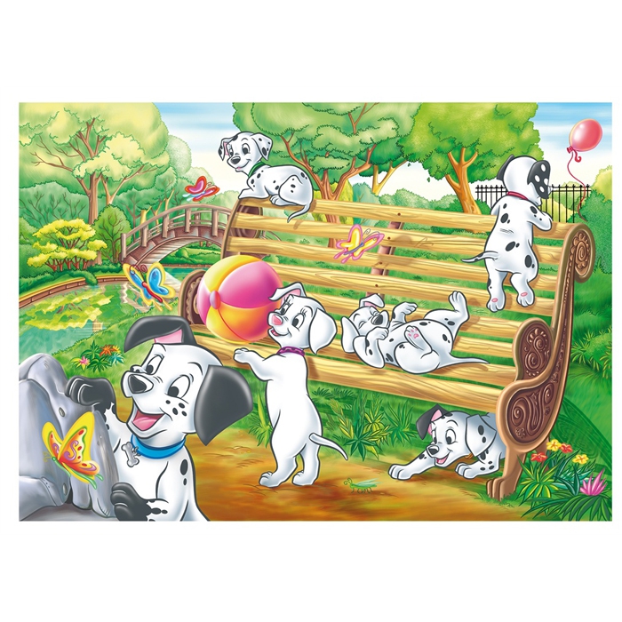 Maxi Пъзел за деца  101 Далматинци 150 елемента // Lisciani 48311