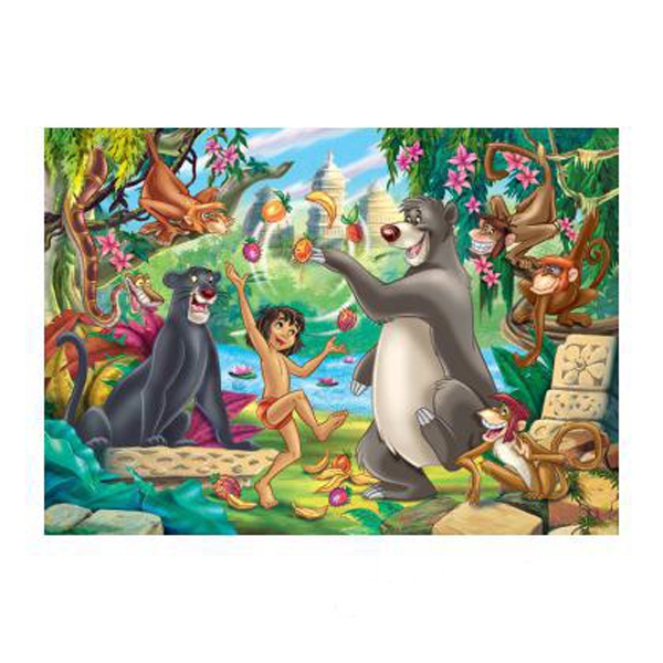 Пъзел за деца 48 елемента  Lisciani Книга за Джунглата 48380