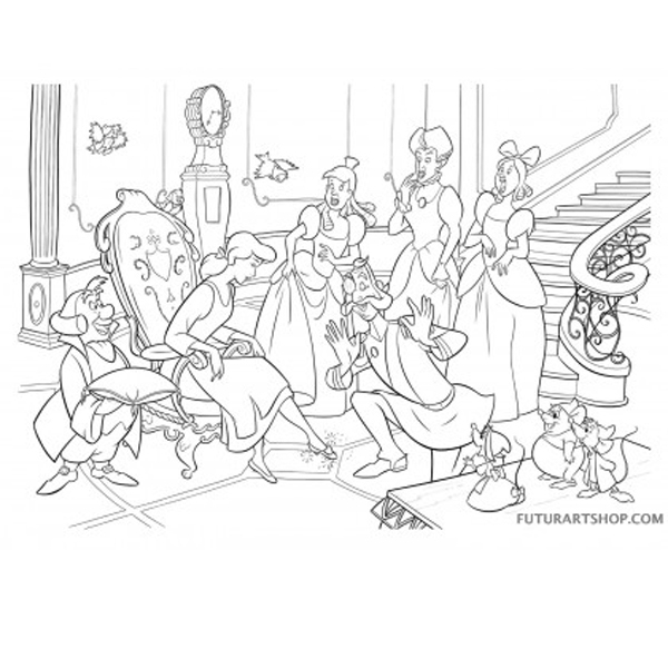 Пъзел за деца 48 елемента Пепеляшка // Lisciani 48366